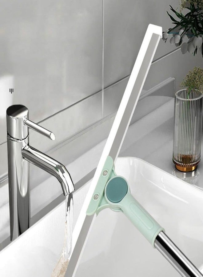 TRUSHALI PRESENT Floor Cleaning Squeegee with Telescopic Handle and Adjustable Swivel Head - Image 5